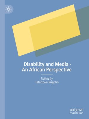 cover image of Disability and Media--An African Perspective